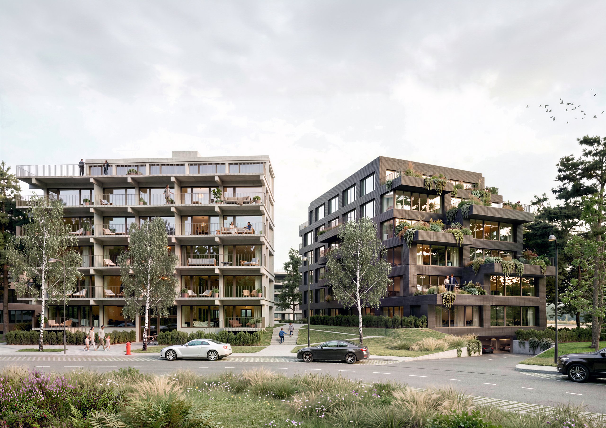 Nordale 2 residential quarter in Riga
